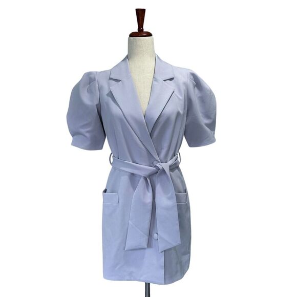 Revolve Song Of‎ Style Cadence Blazer Belted Mini Dress In Hush Purple Small - Picture 3 of 15